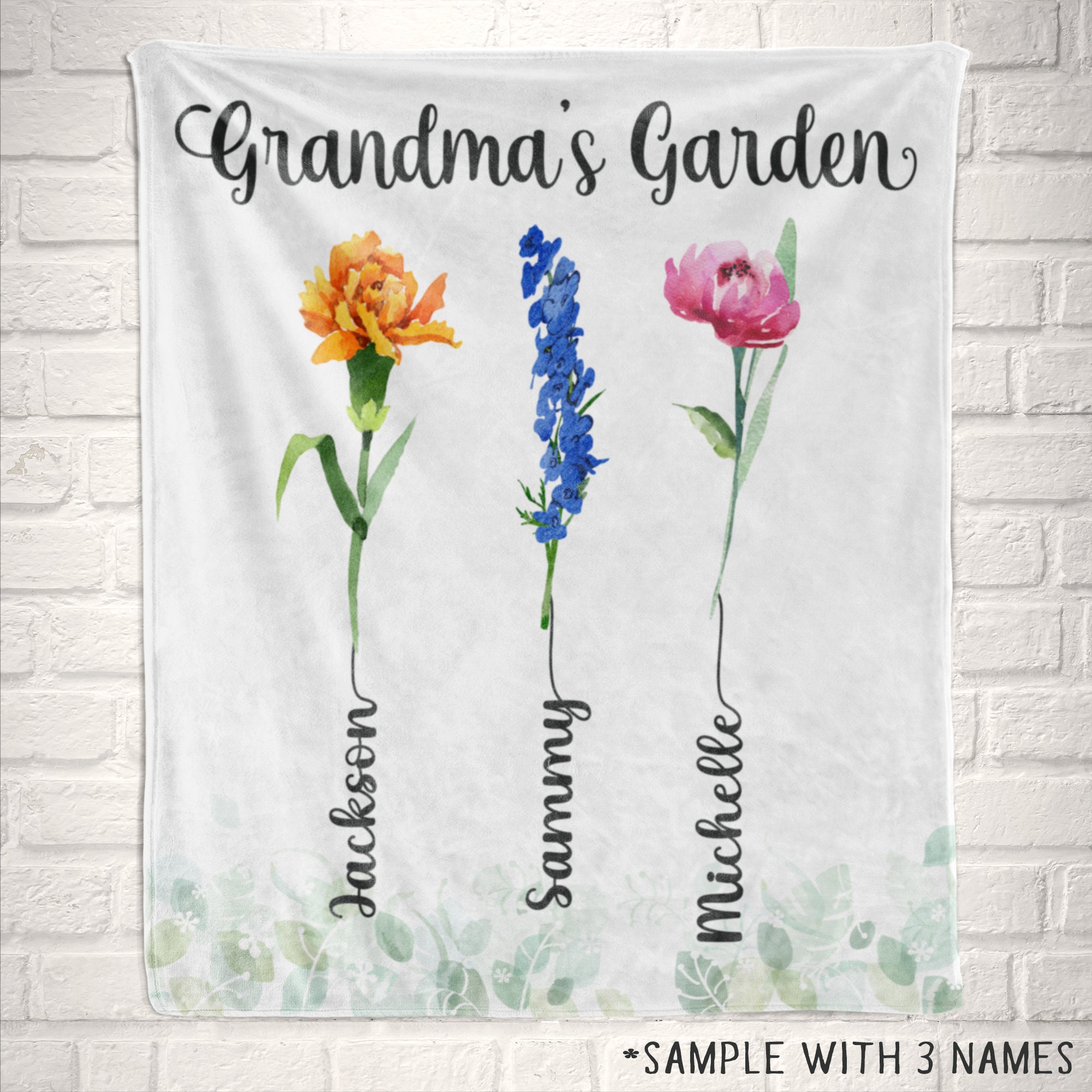 Personalized Family Name Blanket for Comfort & Unique | BKName09