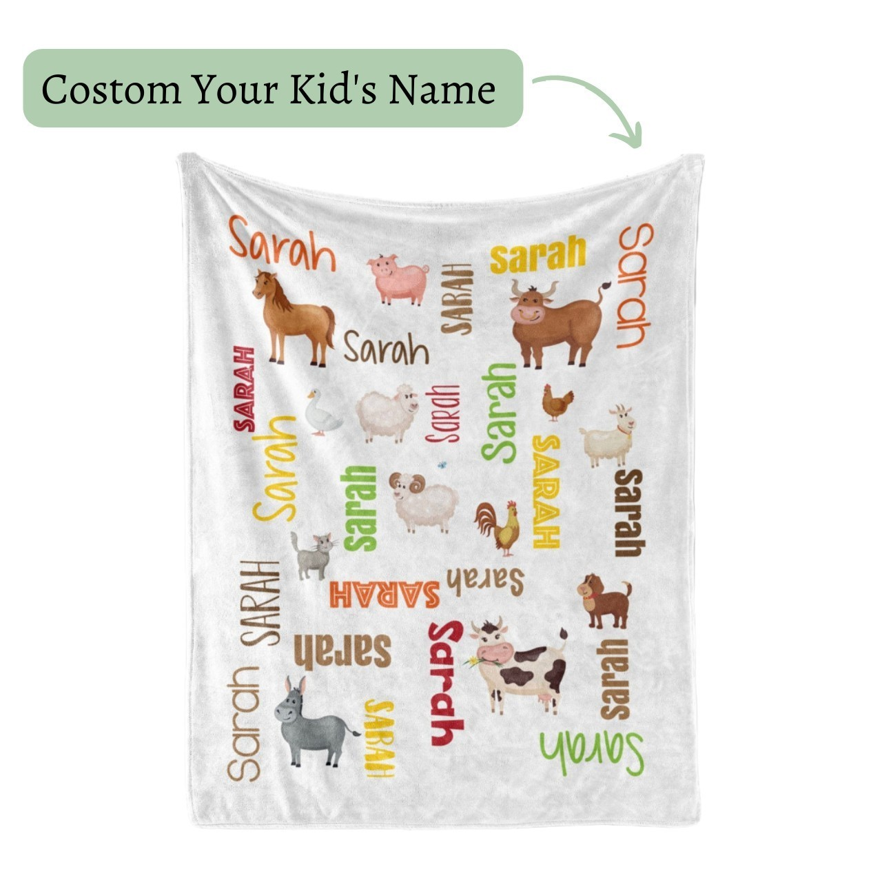 Personalized Lovely Kid Blanket for Comfort & Unique | BKKid26