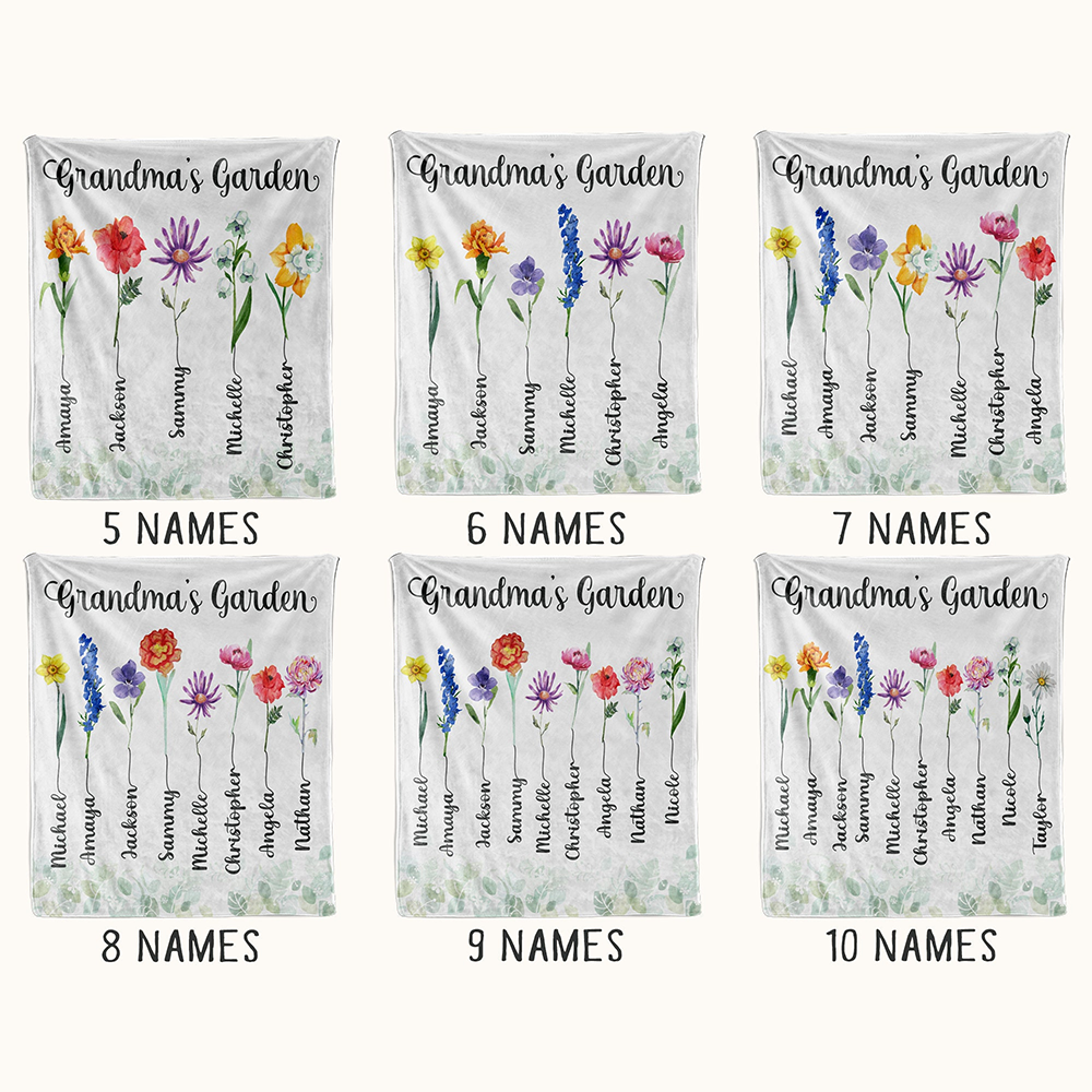 Personalized Family Name Blanket for Comfort & Unique | BKName09