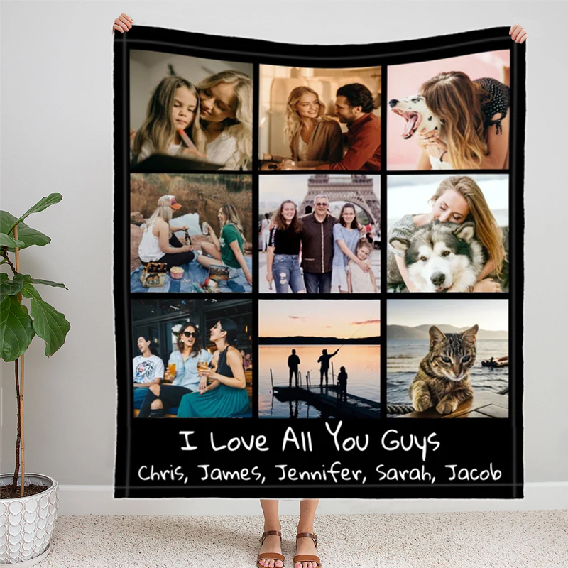 Personalized Photo Blanket for Comfort & Unique | BKphoto01