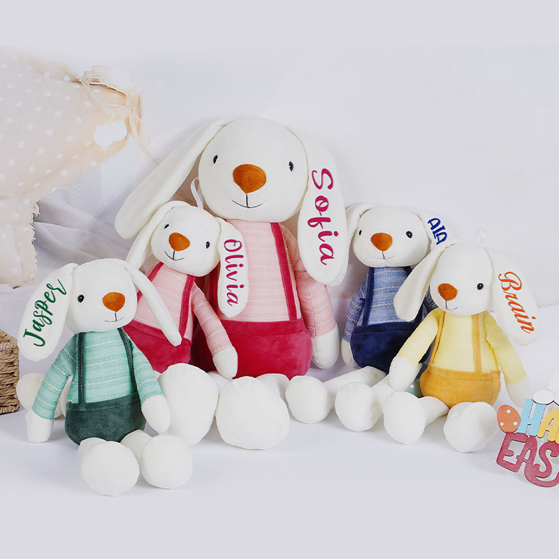 Personalized Name Monogrammed Bunny Rabbit | CWEaster08