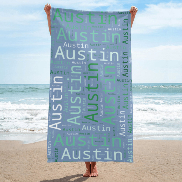 Personalized Lovely Kid Towel for Summer & Beach | CWTowel18
