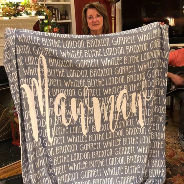Personalized Love Mom Blanket for Comfort & Unique | CWMom02