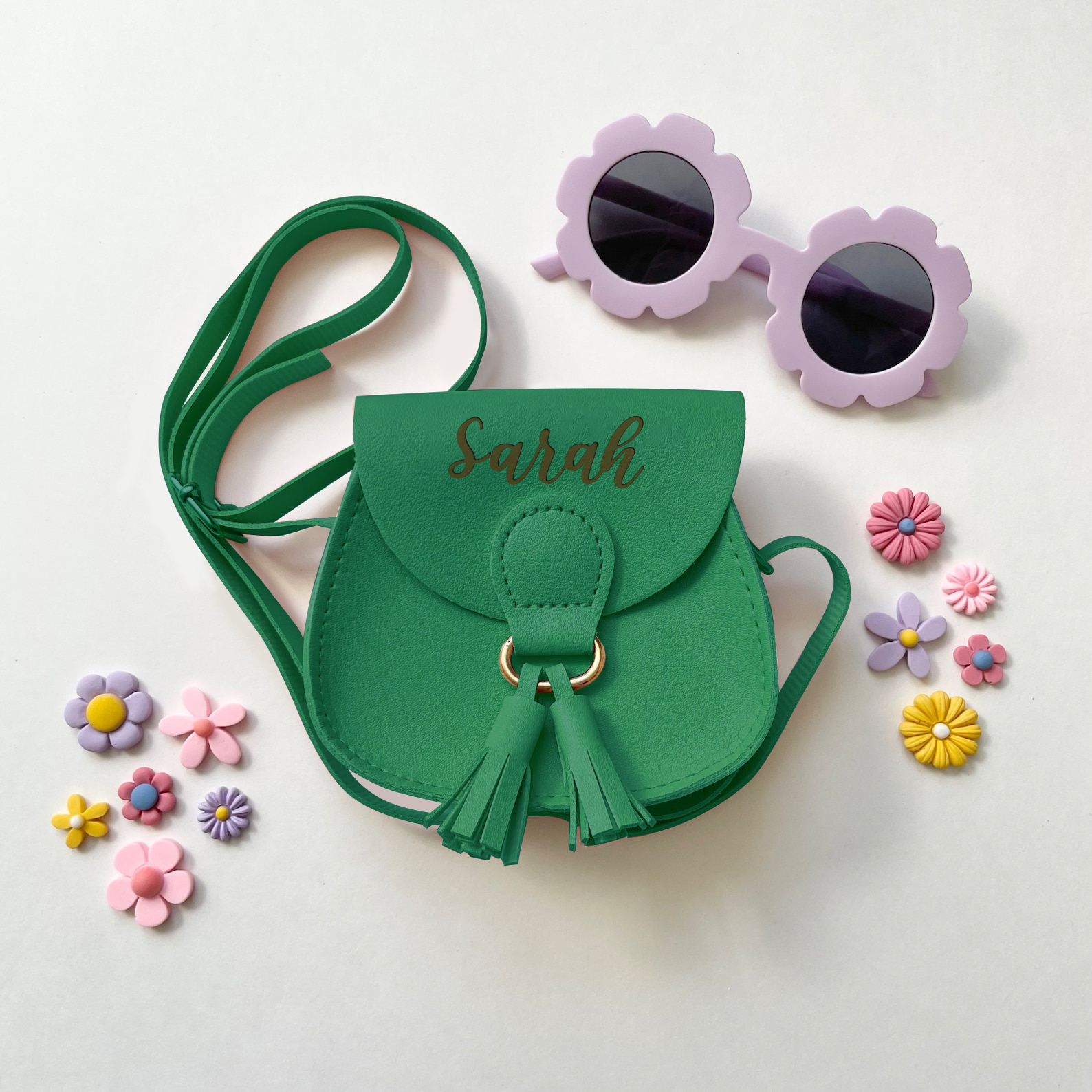 Personalized Girls Color Tassel Purse | CWPack11