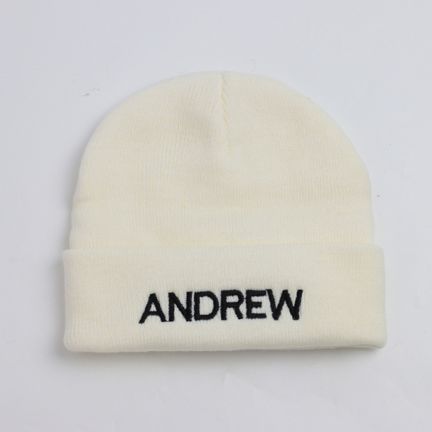 Personalized Embroidery Beanie Hat with Monogram for Comfort & Unique | HSKid15