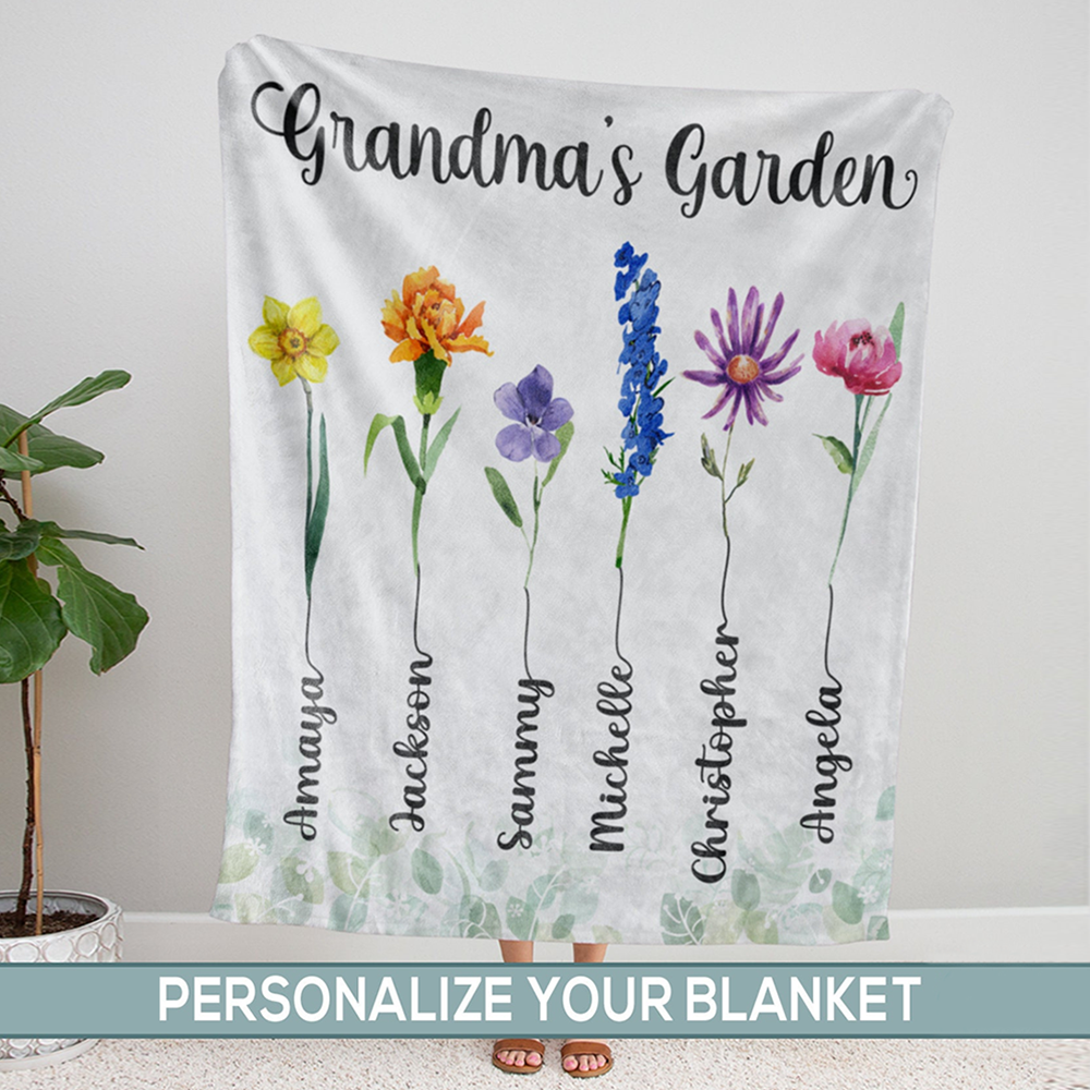 Personalized Family Name Blanket for Comfort & Unique | BKName09