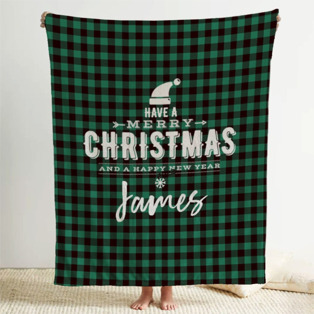 Personalized Merry Christmas Blanket for Comfort & Unique | BKMC01