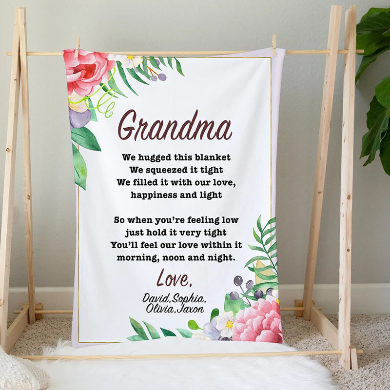 Personalized Love Letter Blanket for Comfort & Unique | BKletter04