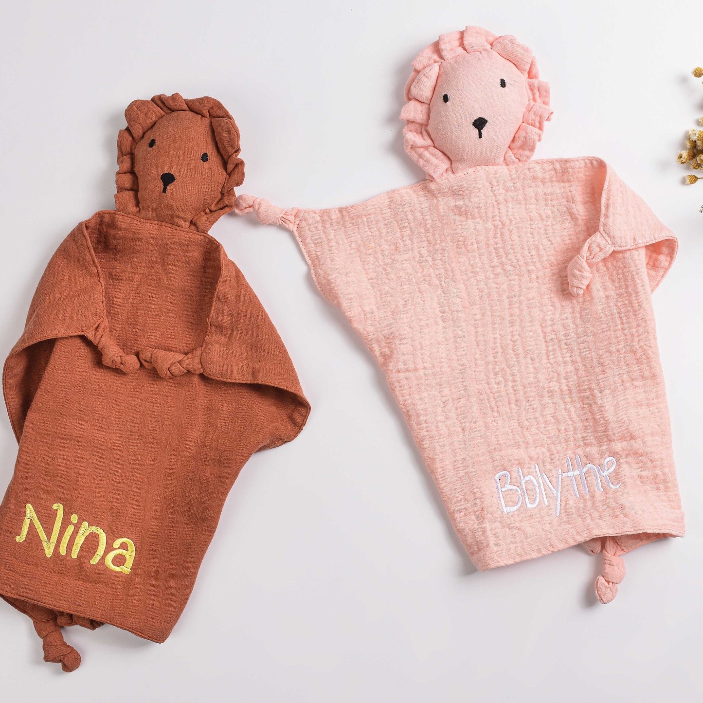 Personalized Baby Embroidery Comforter Sleep Toy | CWToy02