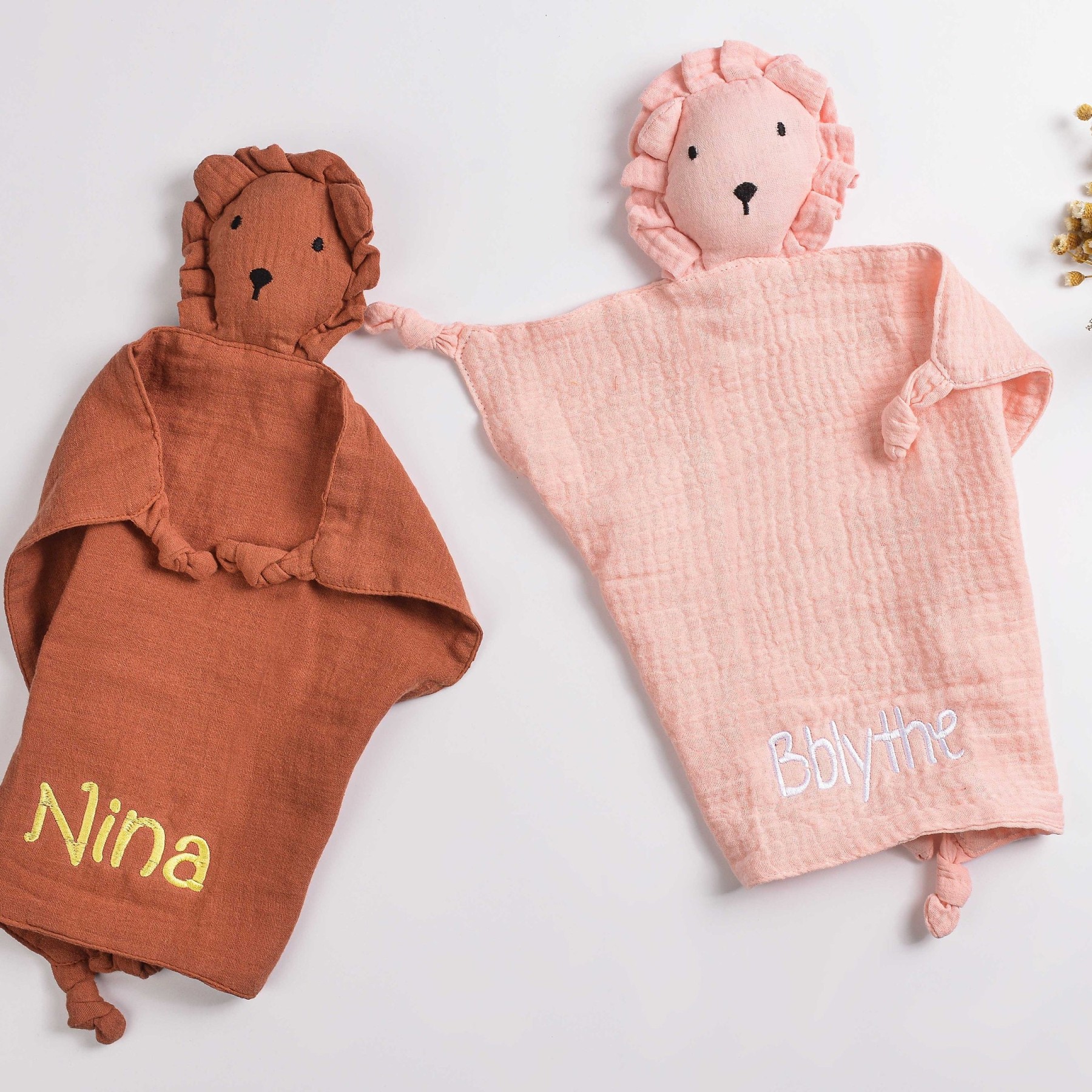 Personalized Baby Embroidery Comforter Sleep Toy | CWToy02