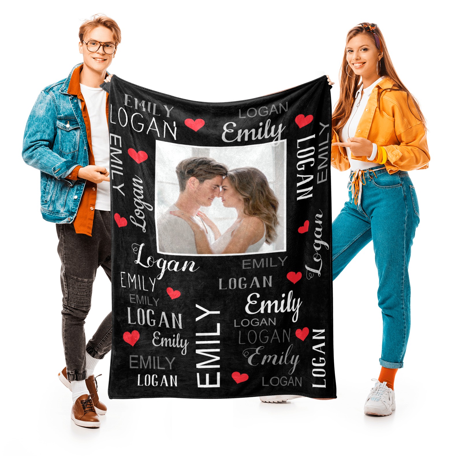 Personalized Memorial Photo Blanket for Comfort & Unique | BKPhoto24
