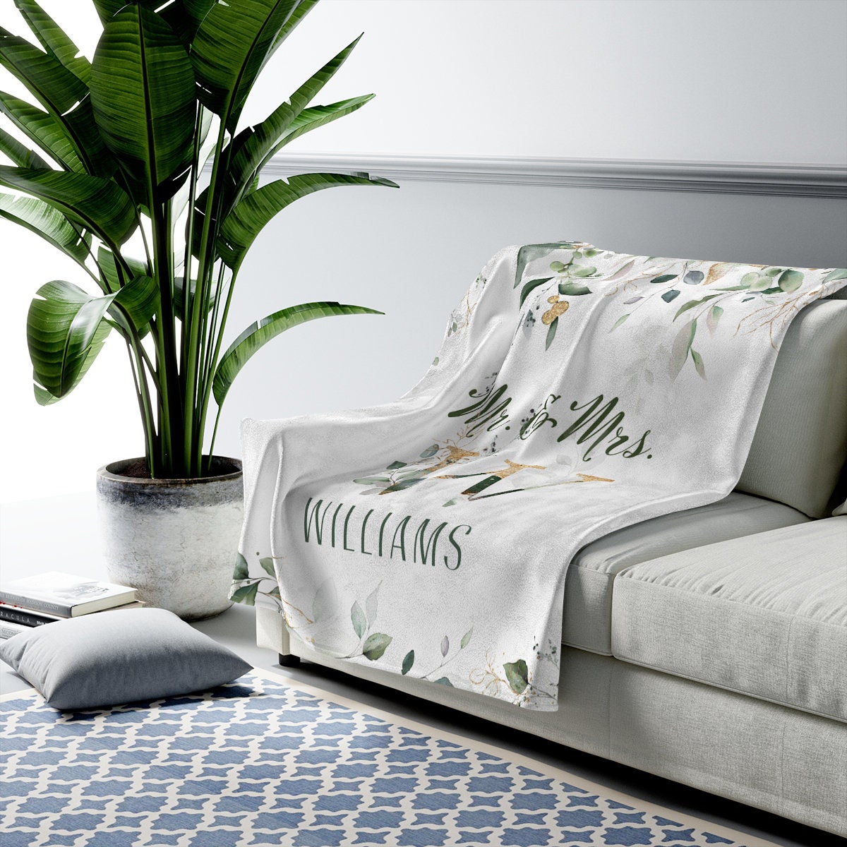 Personalized Anniversary Blanket for Comfort & Unique | BKAN007
