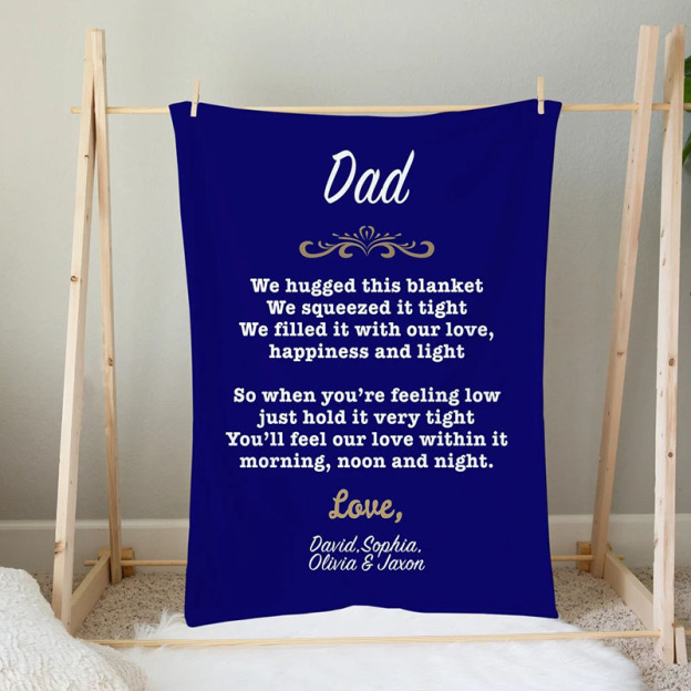 Personalized Love Letter Blanket for Comfort & Unique | BKletter07