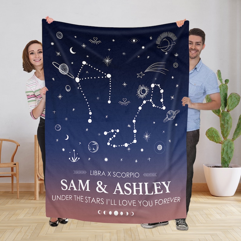 Personalized Anniversary Blanket for Comfort & Unique | BKAN008