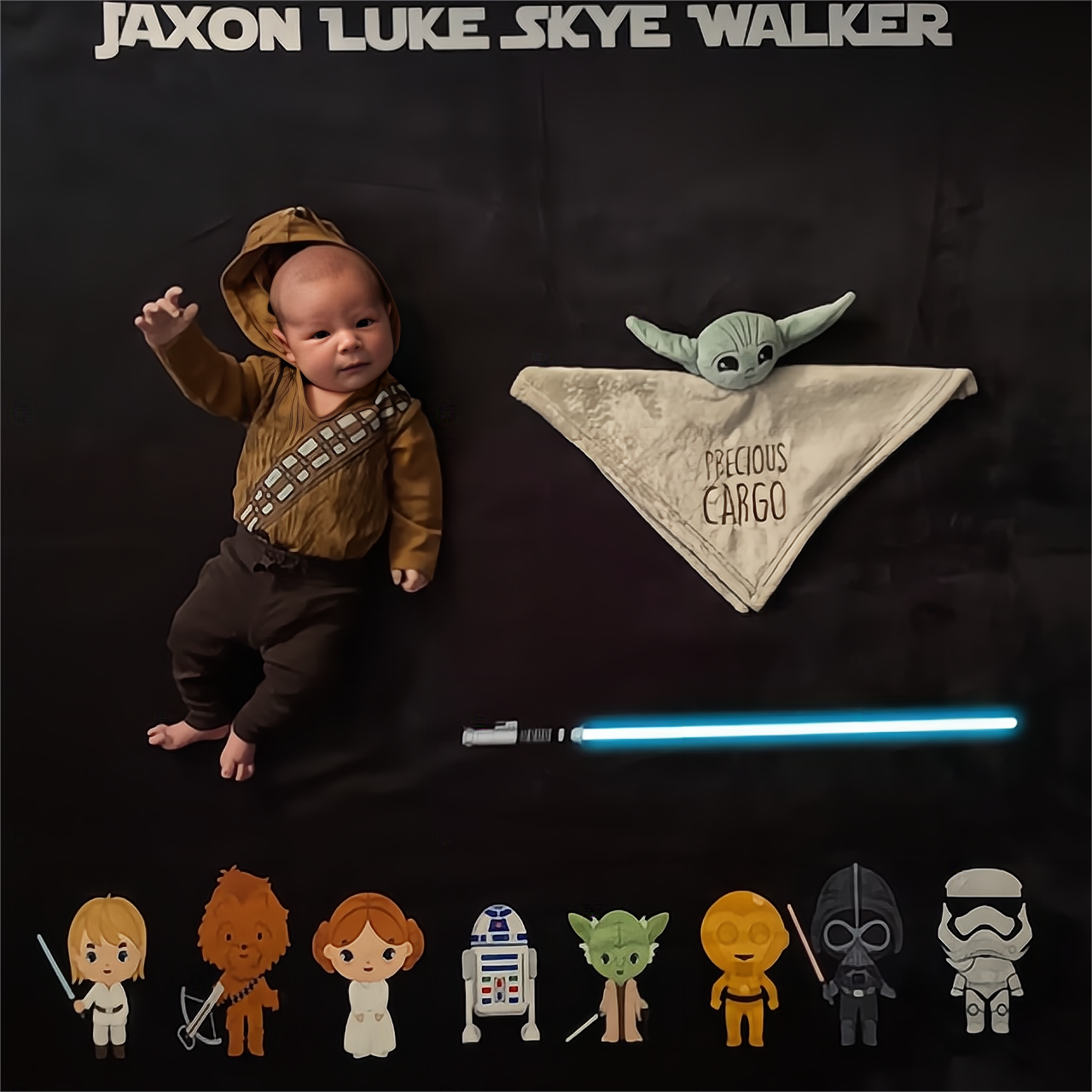 Personalized Baby Milestone Blanket for Comfort & Unique | BKMS005