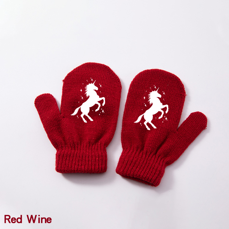 Personalized Kid Color Mitten Gloves for Comfort & Unique | HGKid02