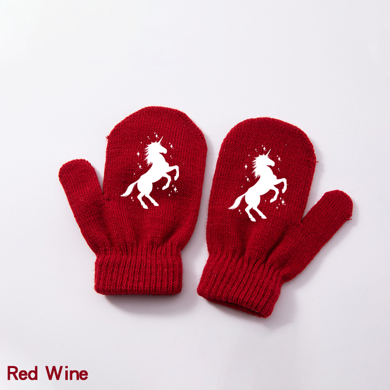 Personalized Kid Color Mitten Gloves for Comfort & Unique | HGKid02