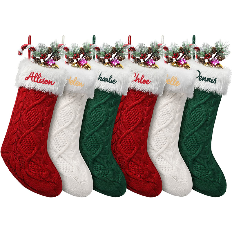 Personalized Christmas Stocking with Family Name | MCGift04