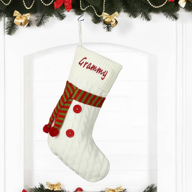 Personalized Christmas Stocking with Family Name | MCGift05