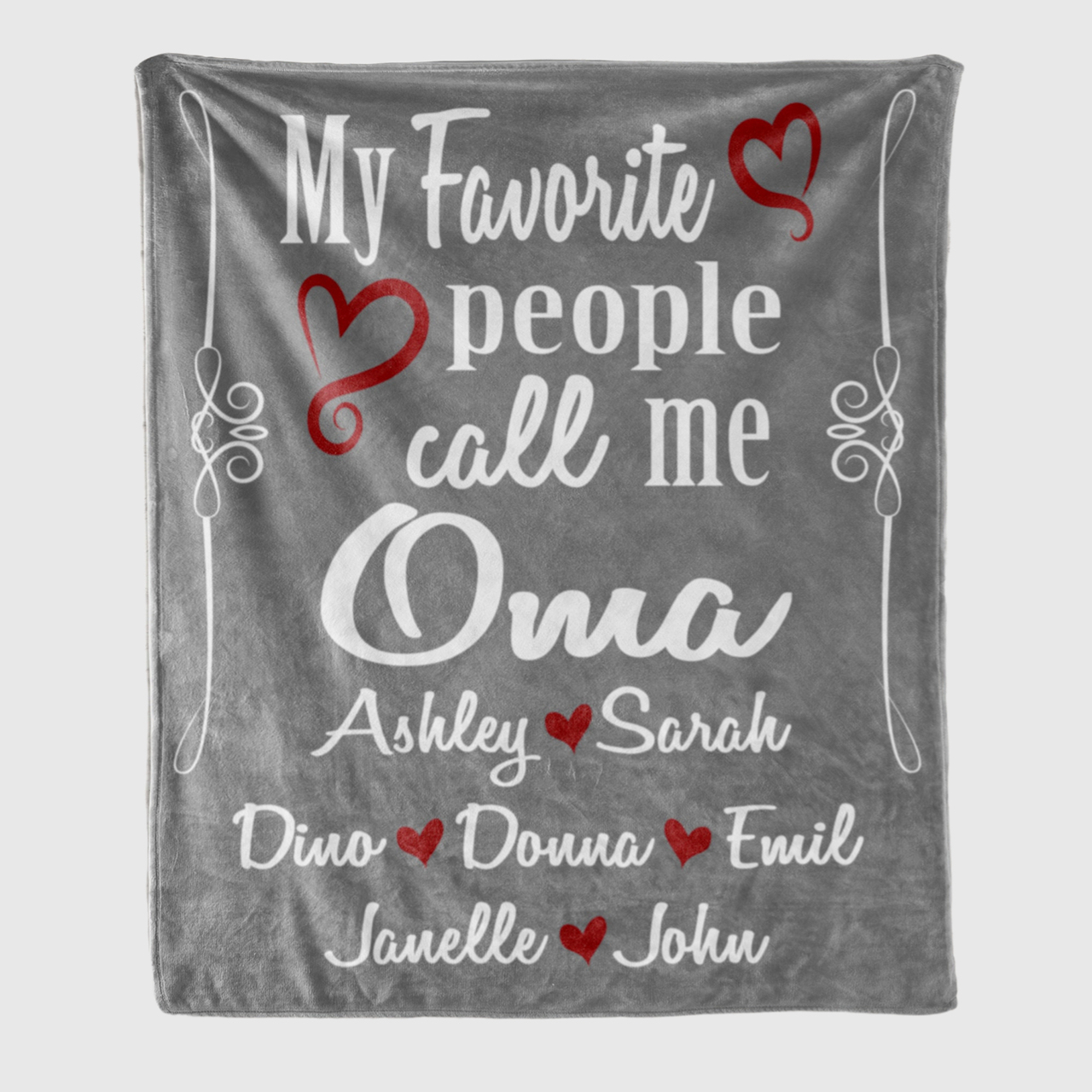 Personalized Family Name Blanket for Comfort & Unique | BKName08