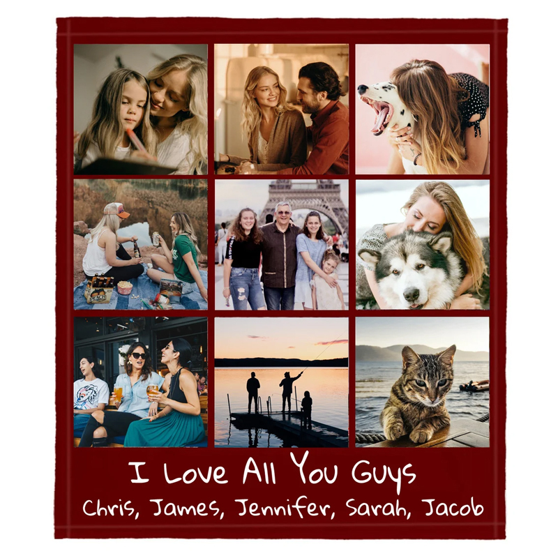 Personalized Photo Blanket for Comfort & Unique | BKphoto01