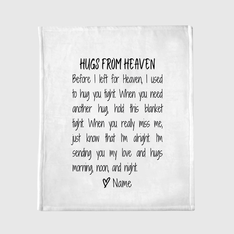 Personalized Love Letter Blanket for Comfort & Unique | BKletter11