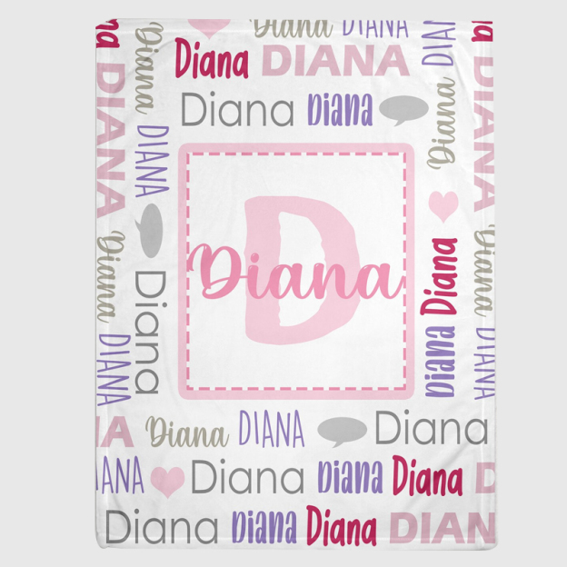 Personalized Lovely Kid Blanket for Comfort & Unique | BKKid02