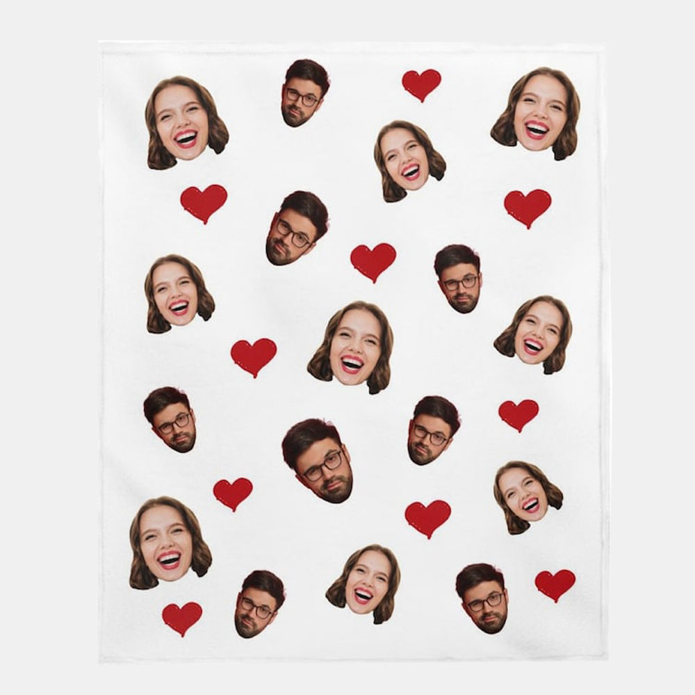 Personalized Funny Face Blanket for Comfort & Unique | BKFace05