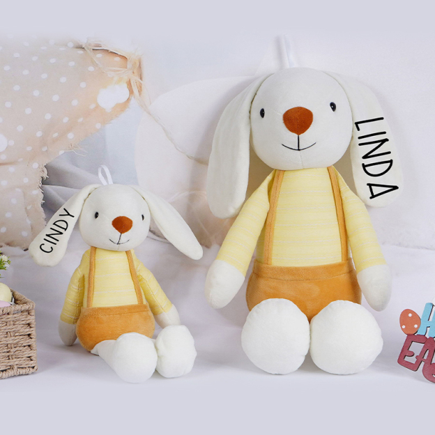 Personalized Name Monogrammed Bunny Rabbit | CWEaster08