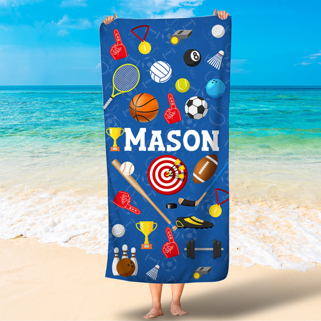 Personalized Lovely Kid Towel for Summer & Beach | CWTowel06