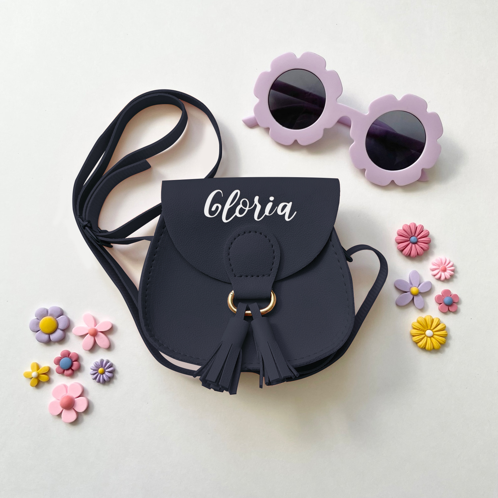 Personalized Girls Color Tassel Purse | CWPack11