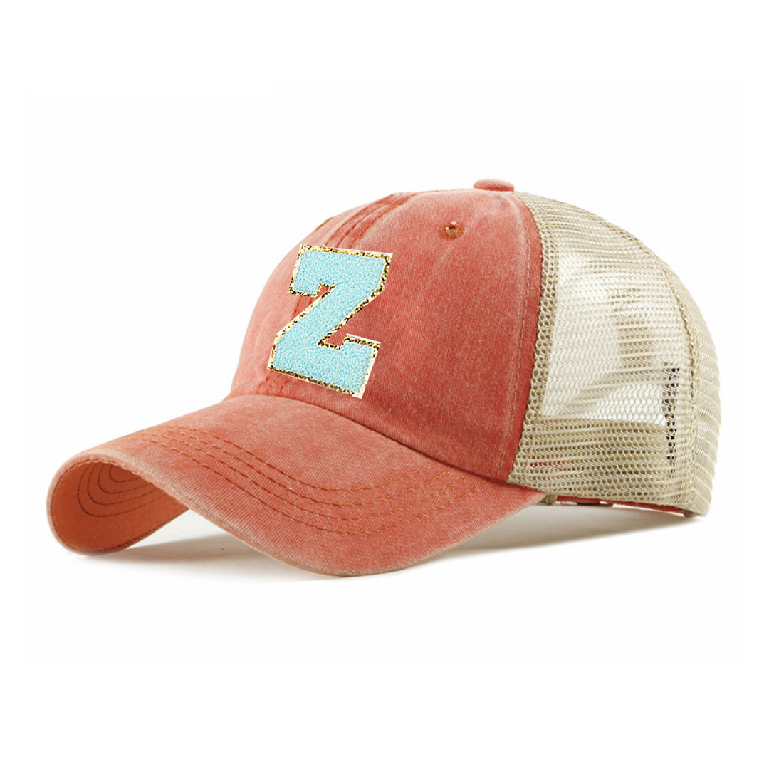 Personalized Adult Letter Patch Hat for Comfort & Unique | CWBeach16
