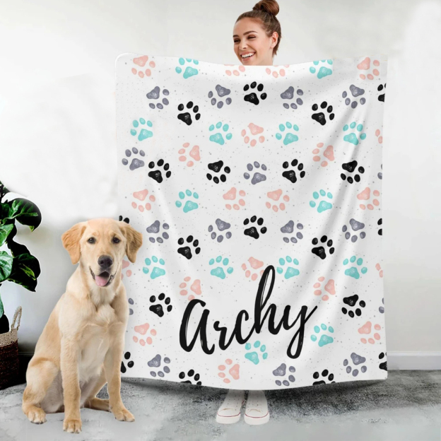 Personalized Lovely Pet Blanket for Comfort & Unique | BKPet12