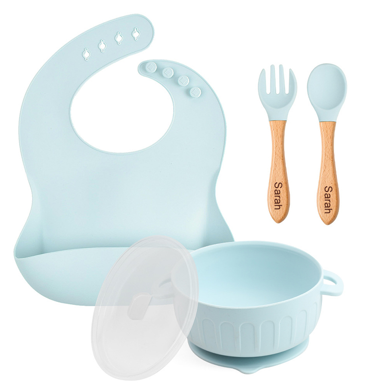 Personalised Baby Silicone Cutlery Set | CWBaby11