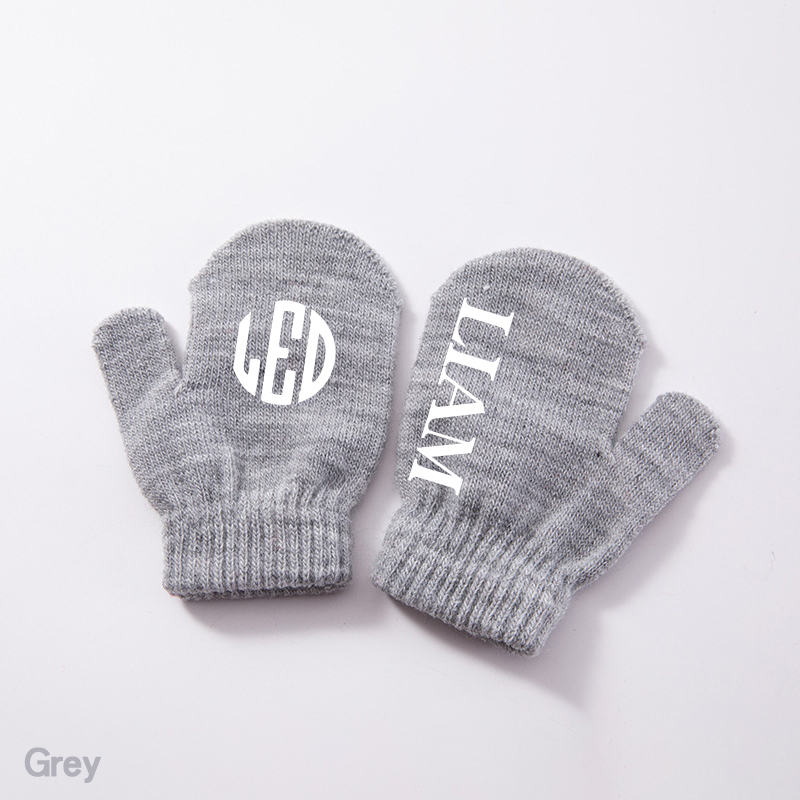 Personalized Kid Color Mitten Gloves for Comfort & Unique | HGKid01