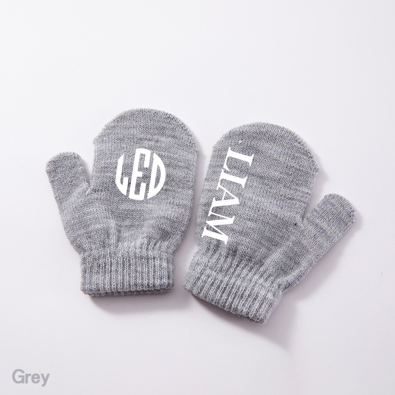 Personalized Kid Color Mitten Gloves for Comfort & Unique | HGKid01
