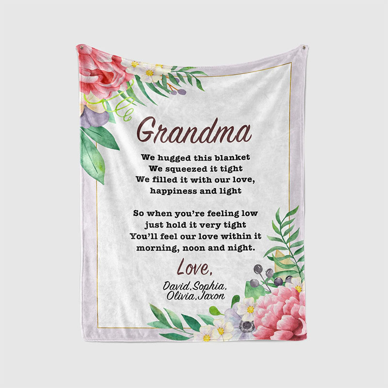 Personalized Love Letter Blanket for Comfort & Unique | BKletter04