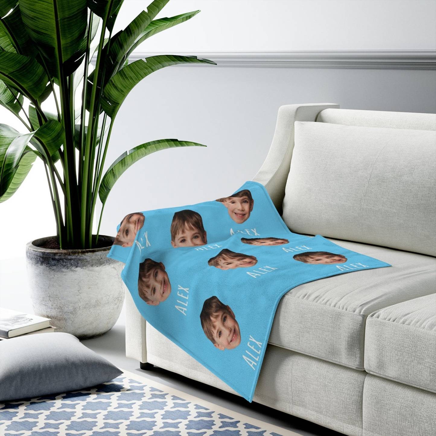 Personalized Funny Face Blanket for Comfort & Unique | BKFace03