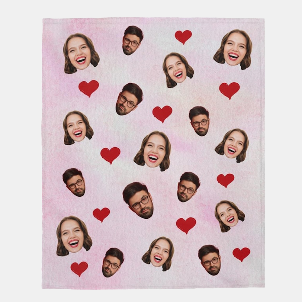 Personalized Funny Face Blanket for Comfort & Unique | BKFace05