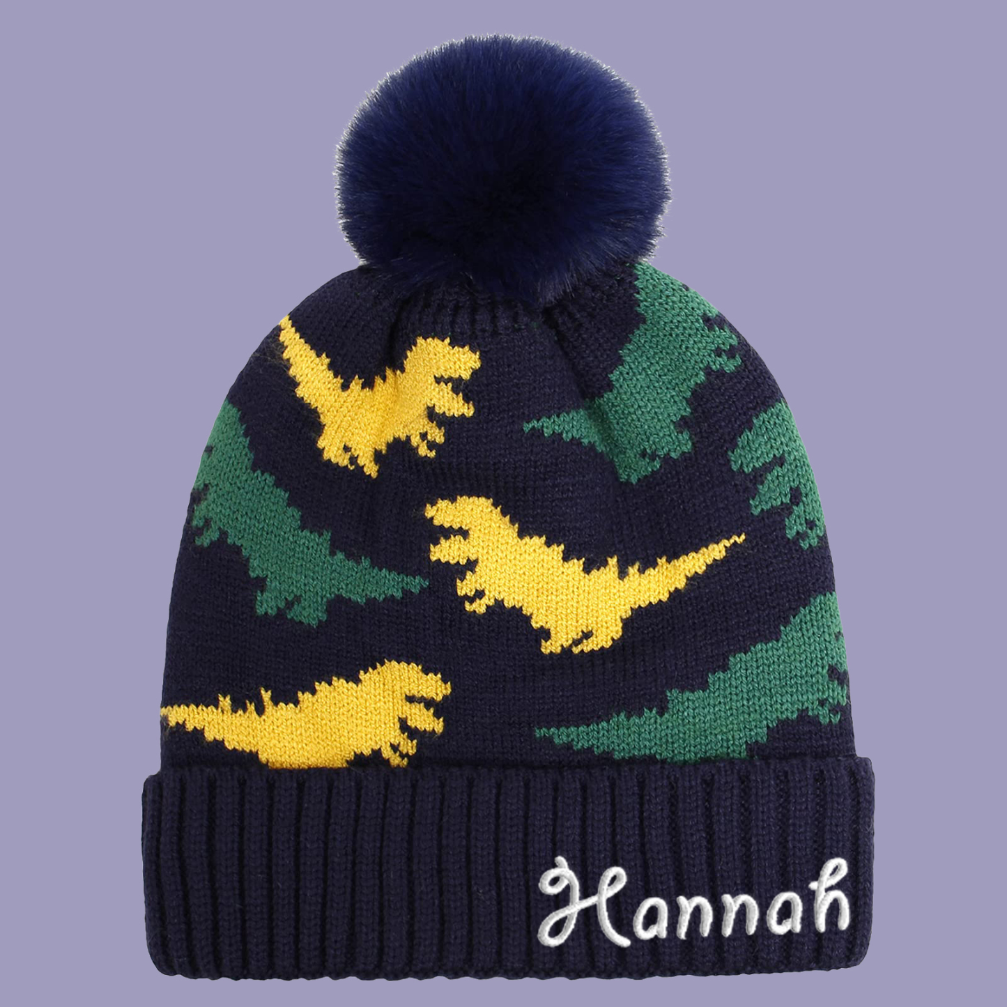 Personalized Embroidery Kid Dinosaur Hat and Scarf for Comfort & Unique | HSKid12