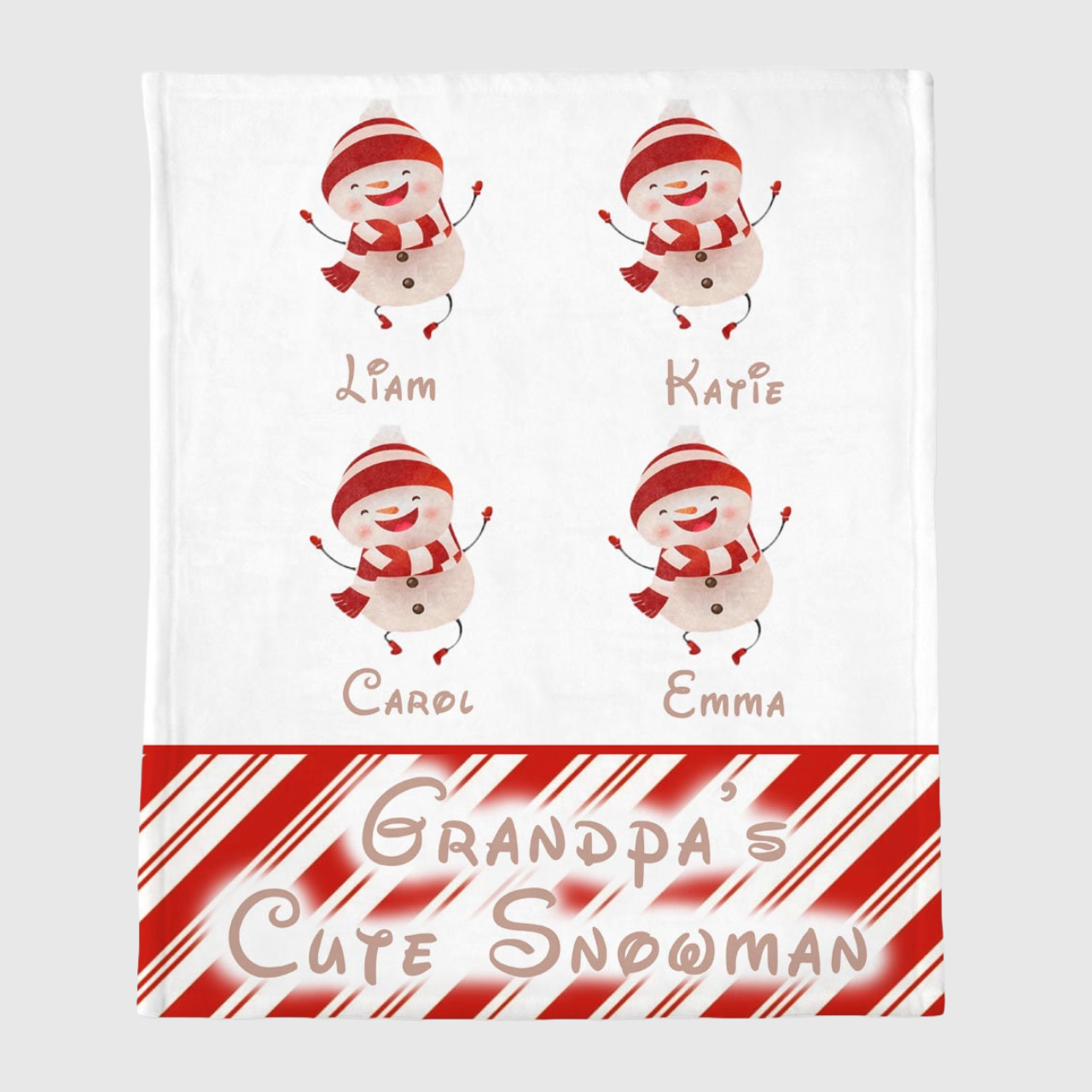 Personalized Merry Christmas Blanket for Comfort & Unique | BKMC09
