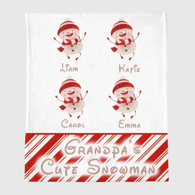 Personalized Merry Christmas Blanket for Comfort & Unique | BKMC09