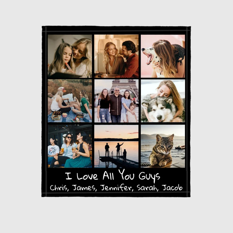 Personalized Photo Blanket for Comfort & Unique | BKphoto01