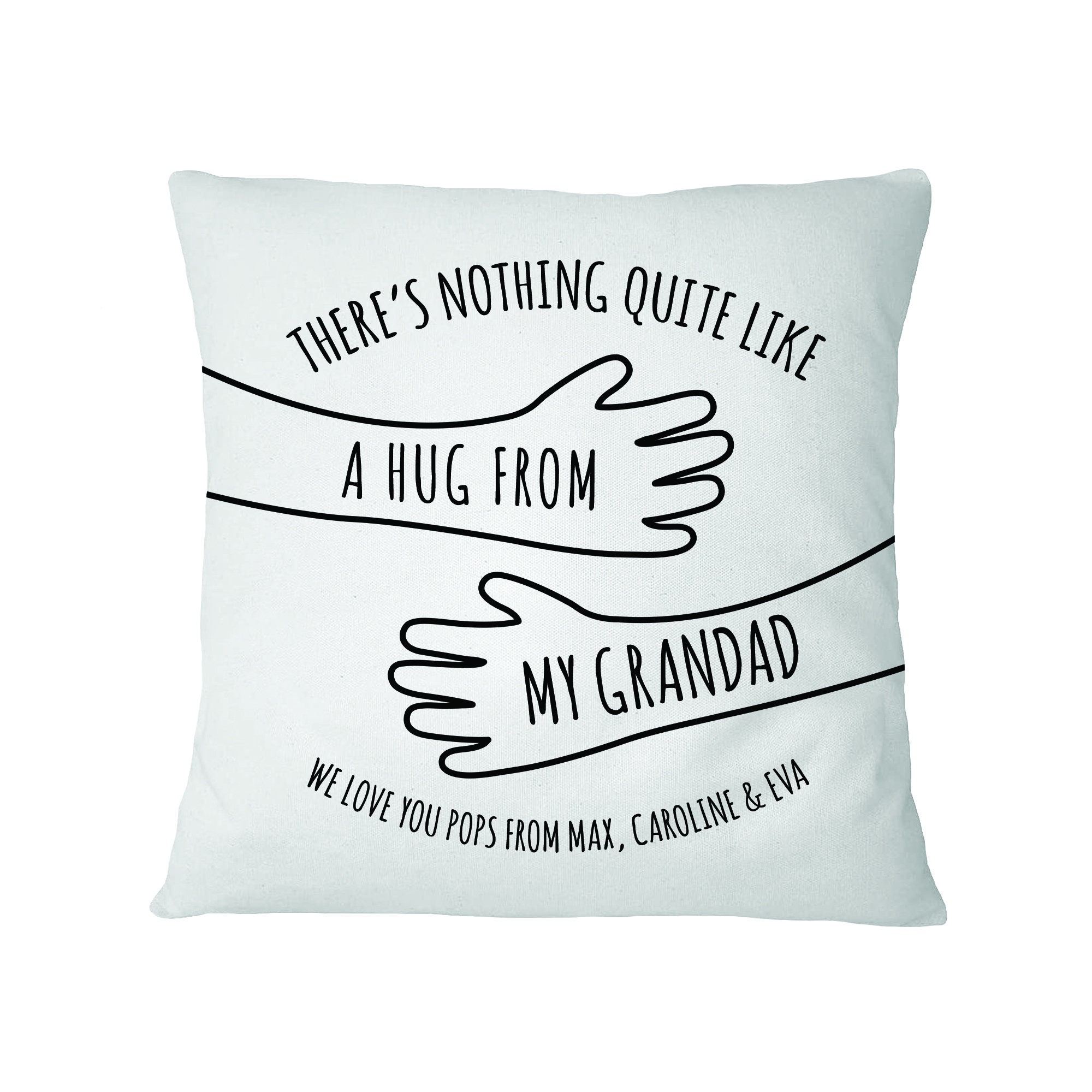Personalised 'Give You A Hug' Cushion for Comfort & Unique | CWCush03