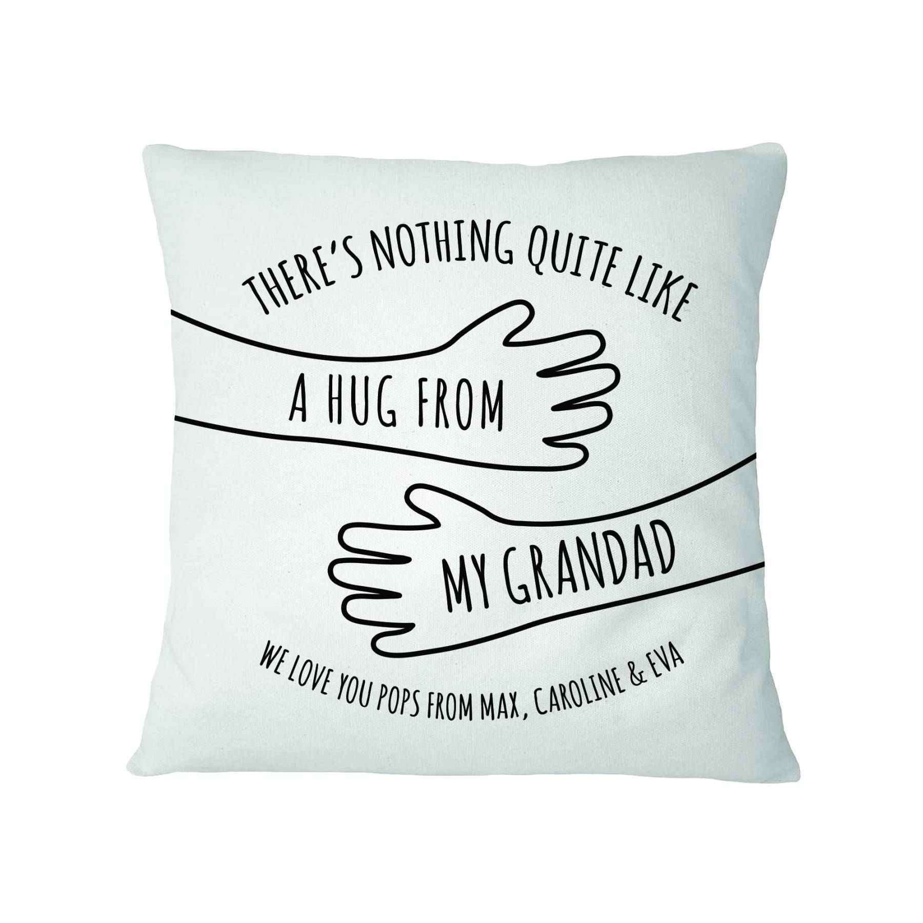 Personalised 'Give You A Hug' Cushion for Comfort & Unique | CWCush03