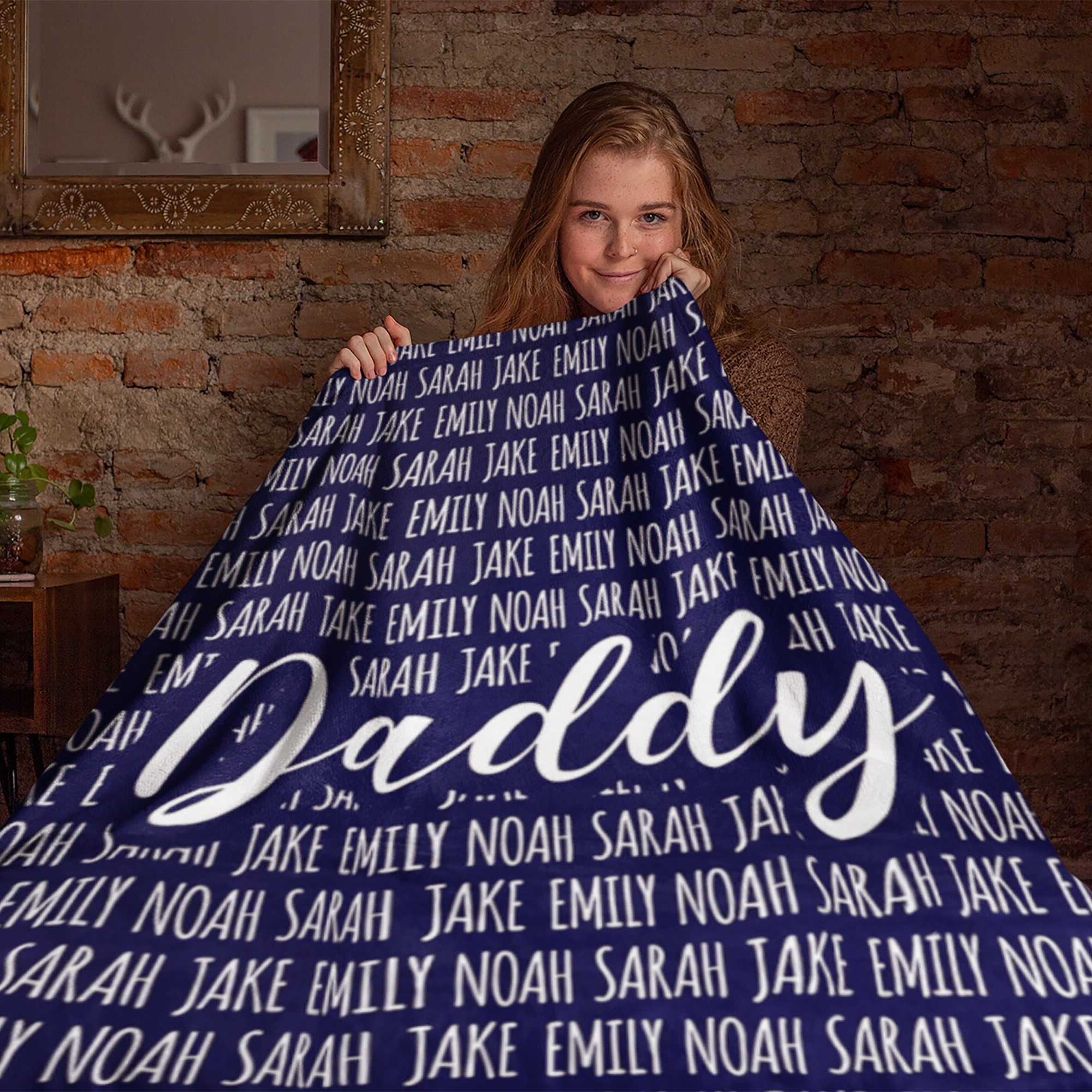 Personalized Family Name Blanket for Comfort & Unique | BKName01