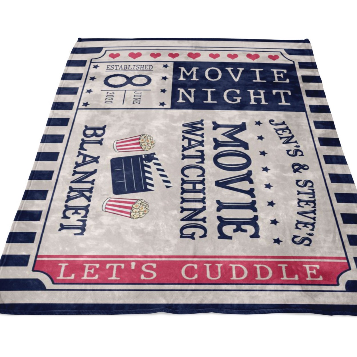Personalized Anniversary Blanket for Comfort & Unique | BKAN010