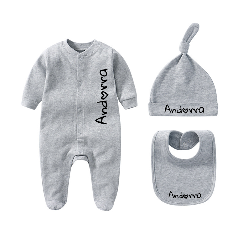 Personalized Baby Cotton Onesie Set | CWBaby01