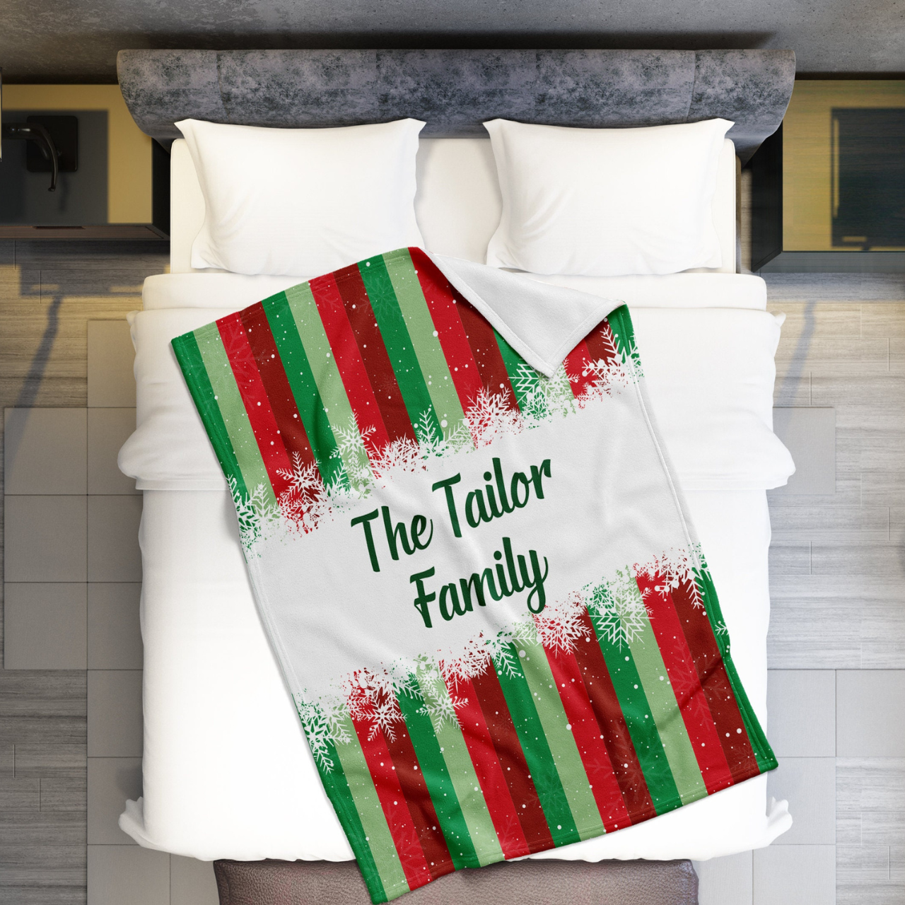 Personalized Merry Christmas Blanket for Comfort & Unique | BKMC03