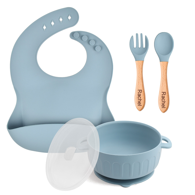 Personalised Baby Silicone Cutlery Set | CWBaby11